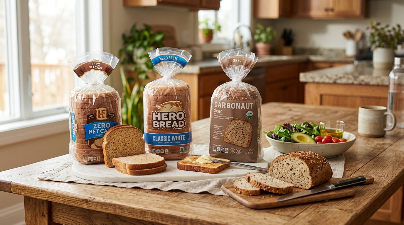 Aldi vs. Hero vs. Carbonaut: Which Low-Carb Bread Fits You?