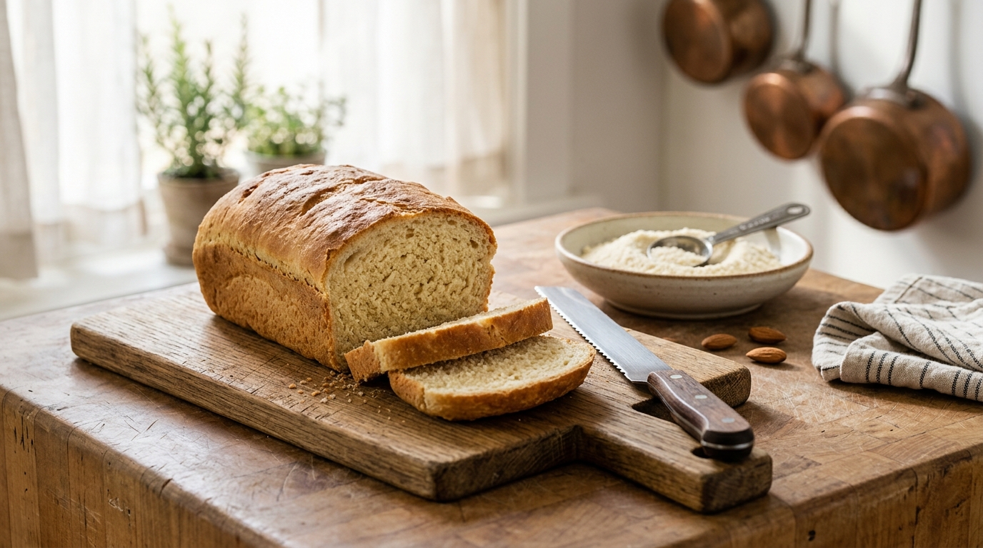 How to make low-carb almond flour bread at home