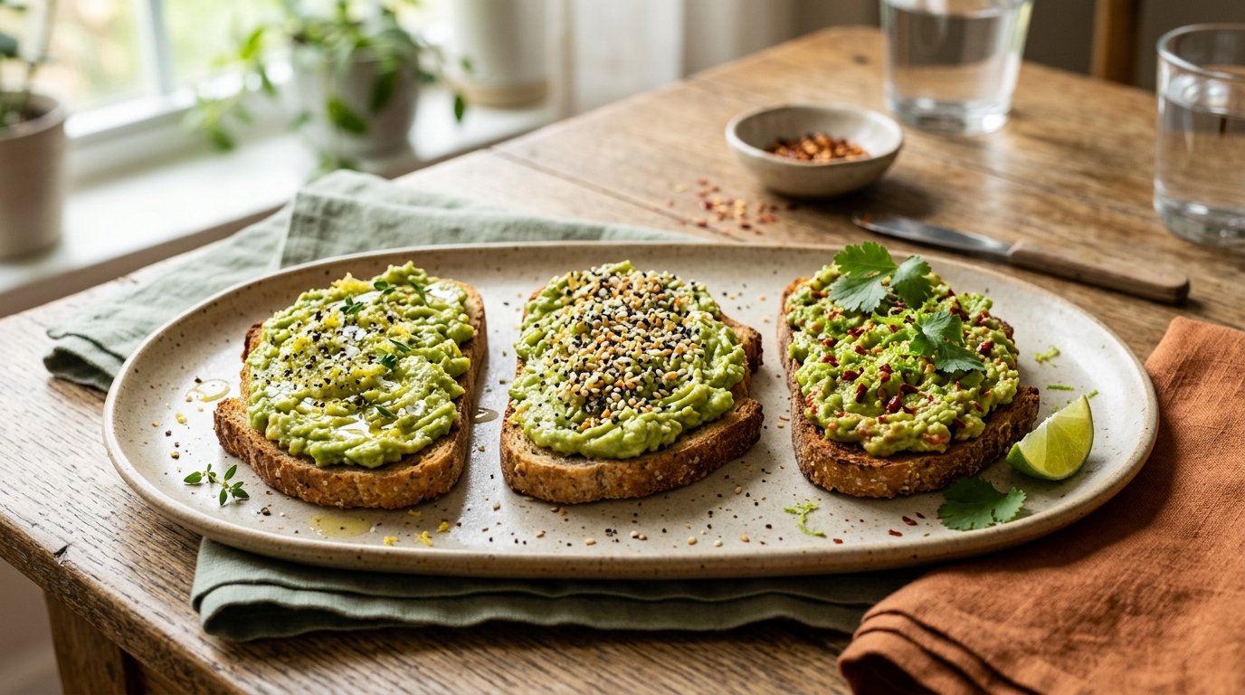 Low-Carb Avocado Toast, 3 Easy Ways