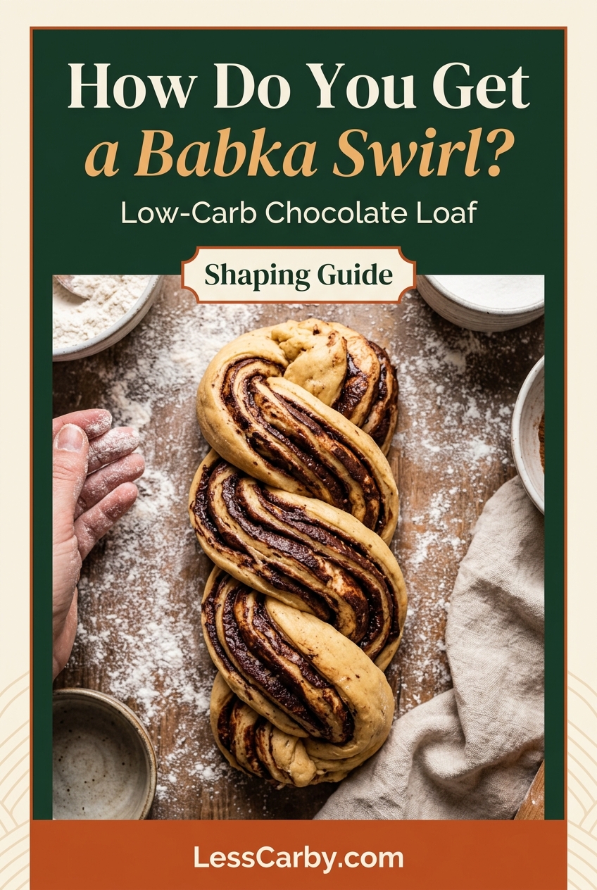 Pinterest graphic asking How Do You Get a Babka Swirl