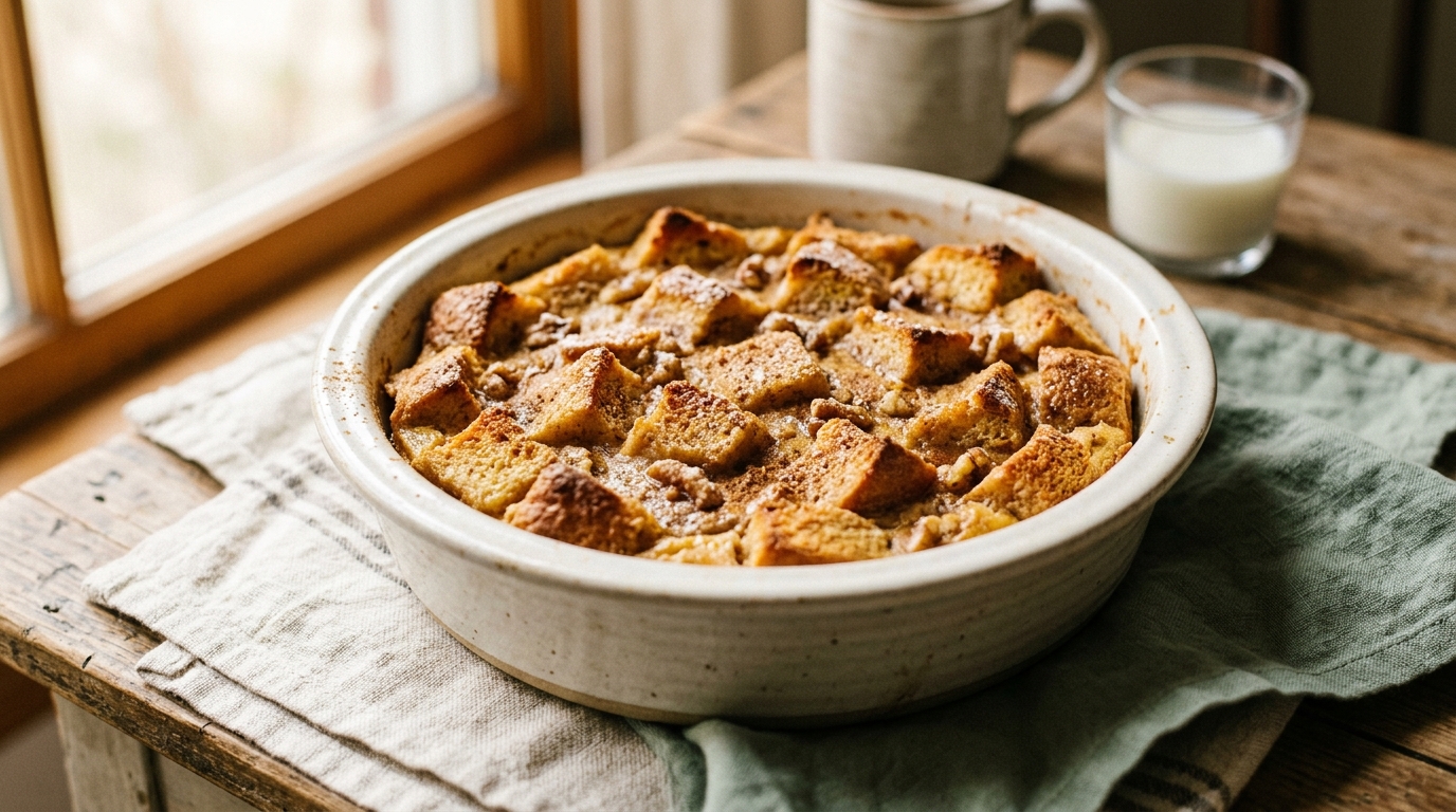 Keto Bread Pudding: A Warm Low-Carb Dessert