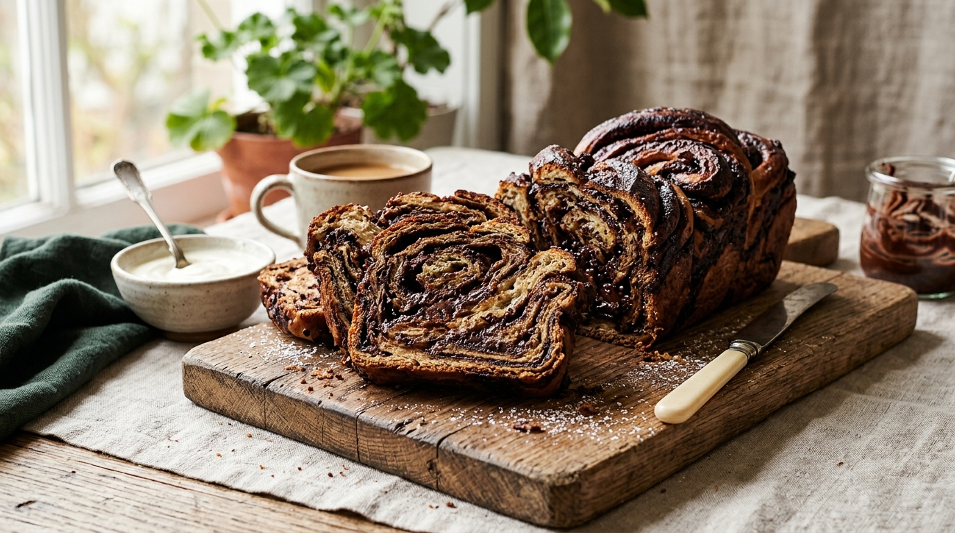 Low-Carb Chocolate Babka: A Rich Swirled Loaf