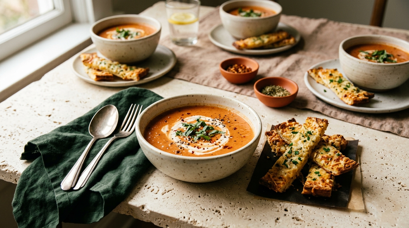Low-Carb Soup and Toast Pairings: 4 Easy Lunches